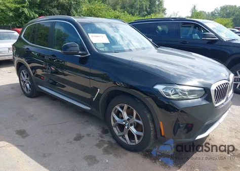 2023 BMW X3 Sdrive30I из США, поврежденный, VIN 5UX43DP03P9R48712